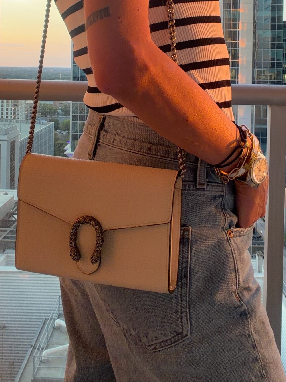 Gucci Dionysus leather crossbody bag